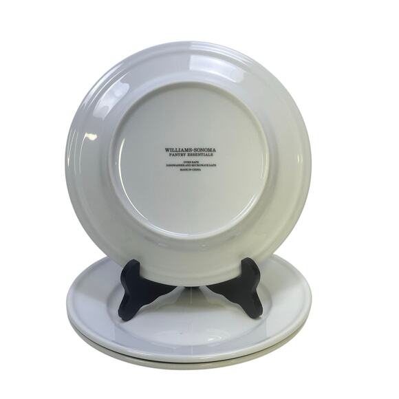 Williams-Sonoma Pantry Essentials 8.75" Salad/Dessert Plates-Set of 3 Excellent - Picture 2 of 3